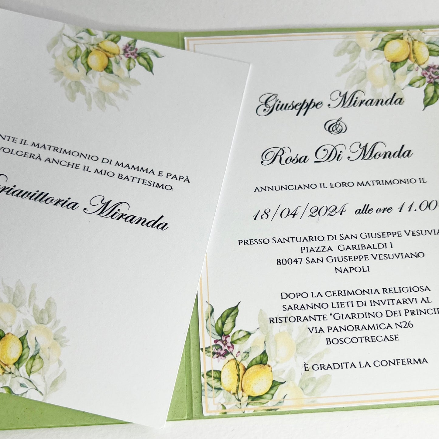 Invito per matrimonio rustico