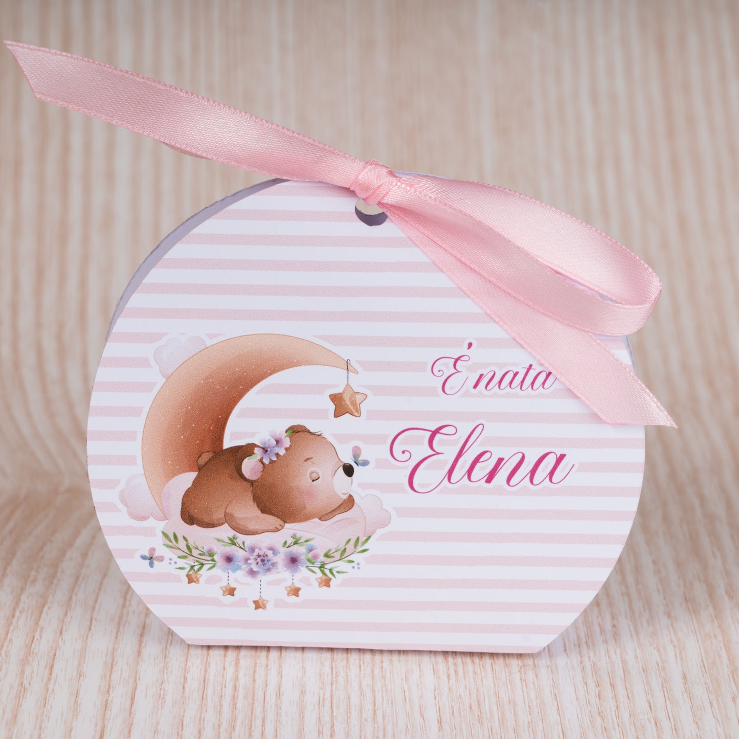 Scatolina porta confetti per nascita