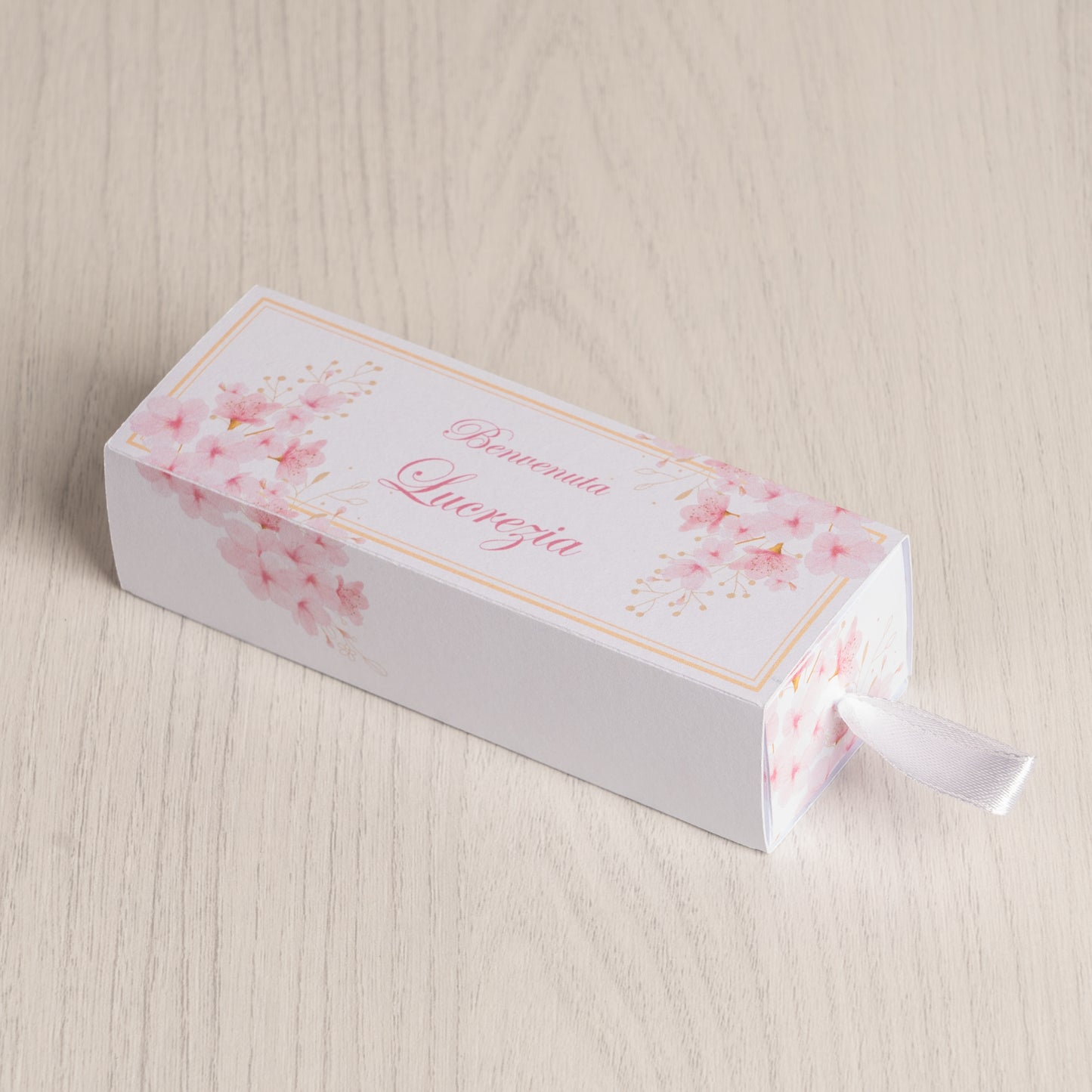 Scatolina porta confetti nascita bimba