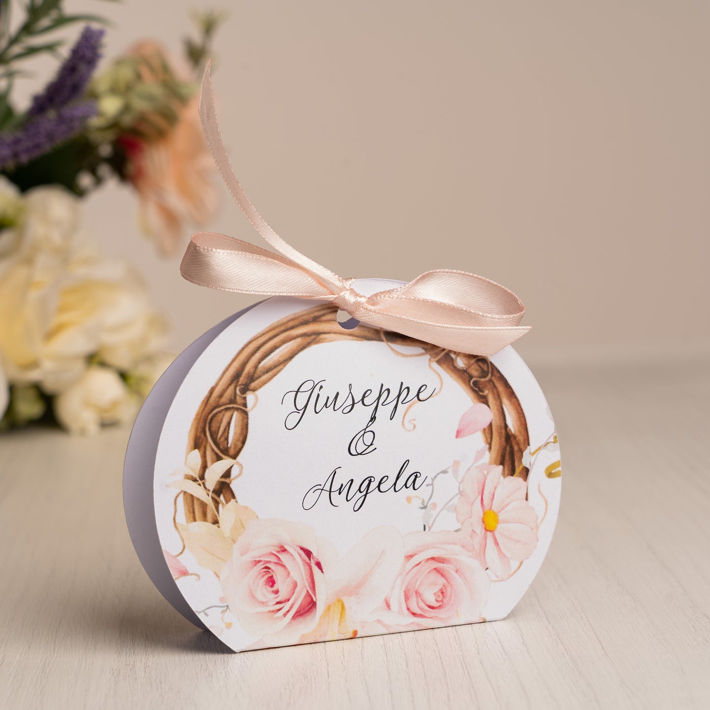 Scatolina porta confetti per matrimonio