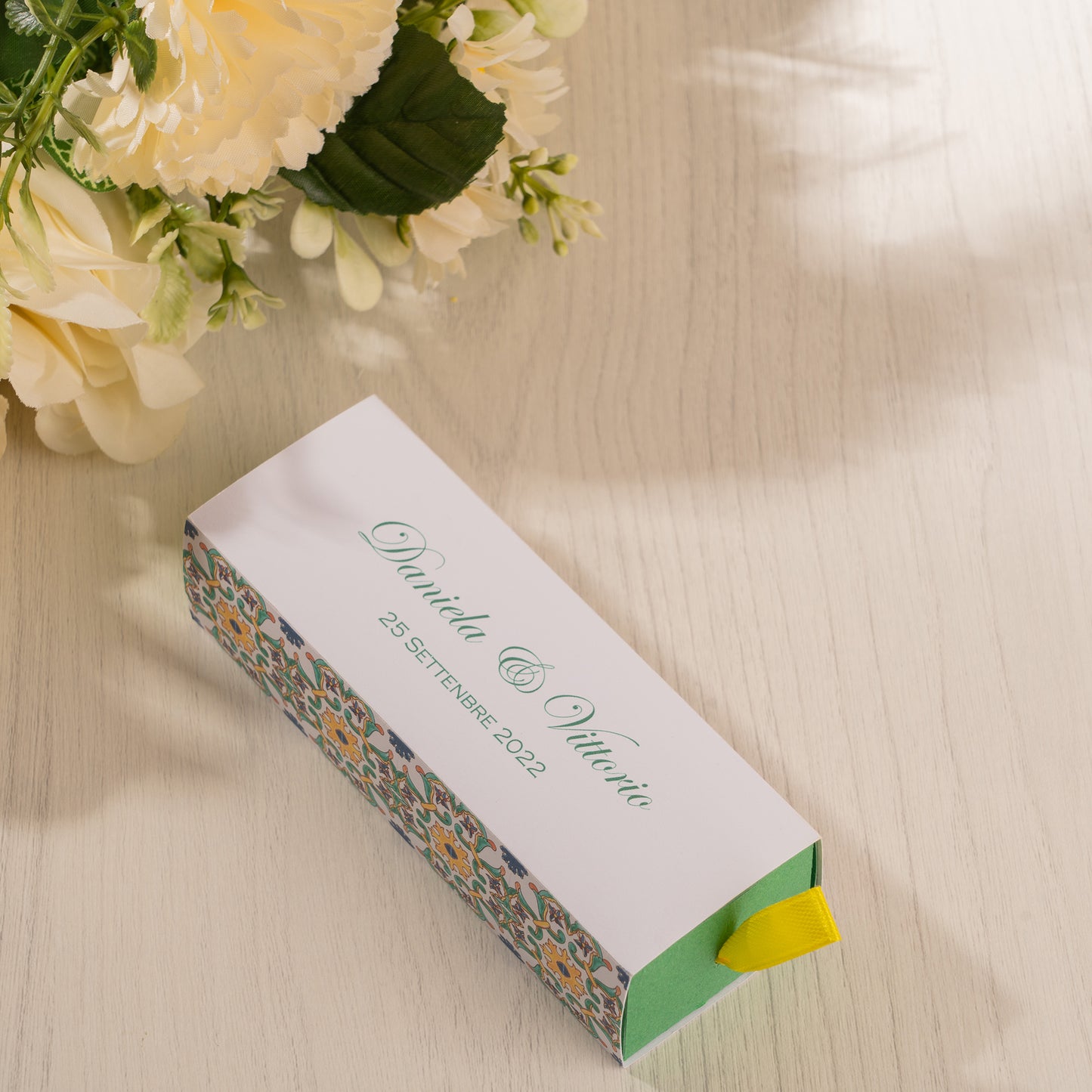 Scatola porta confetti per matrimonio