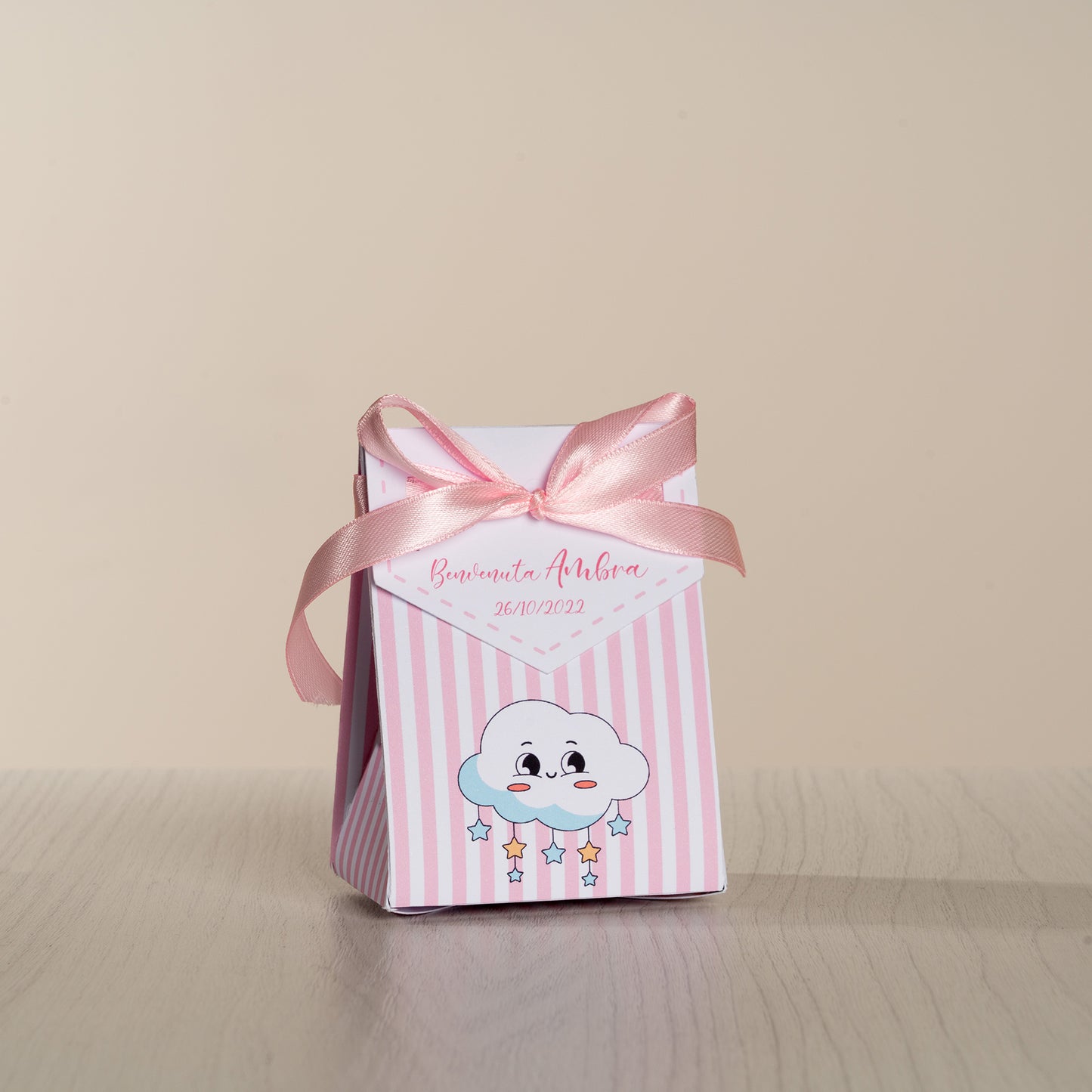 Scatolina porta confetti per nascita