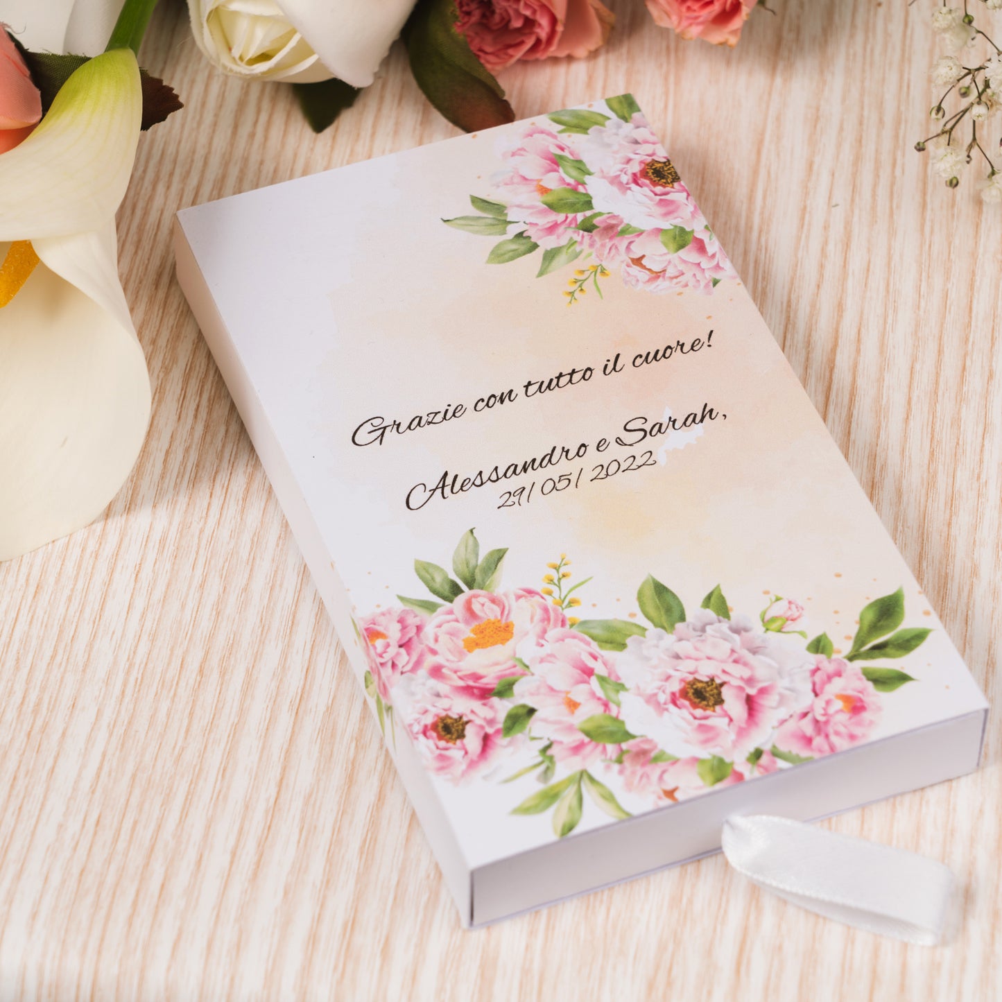 Scatolina porta confetti per matrimonio