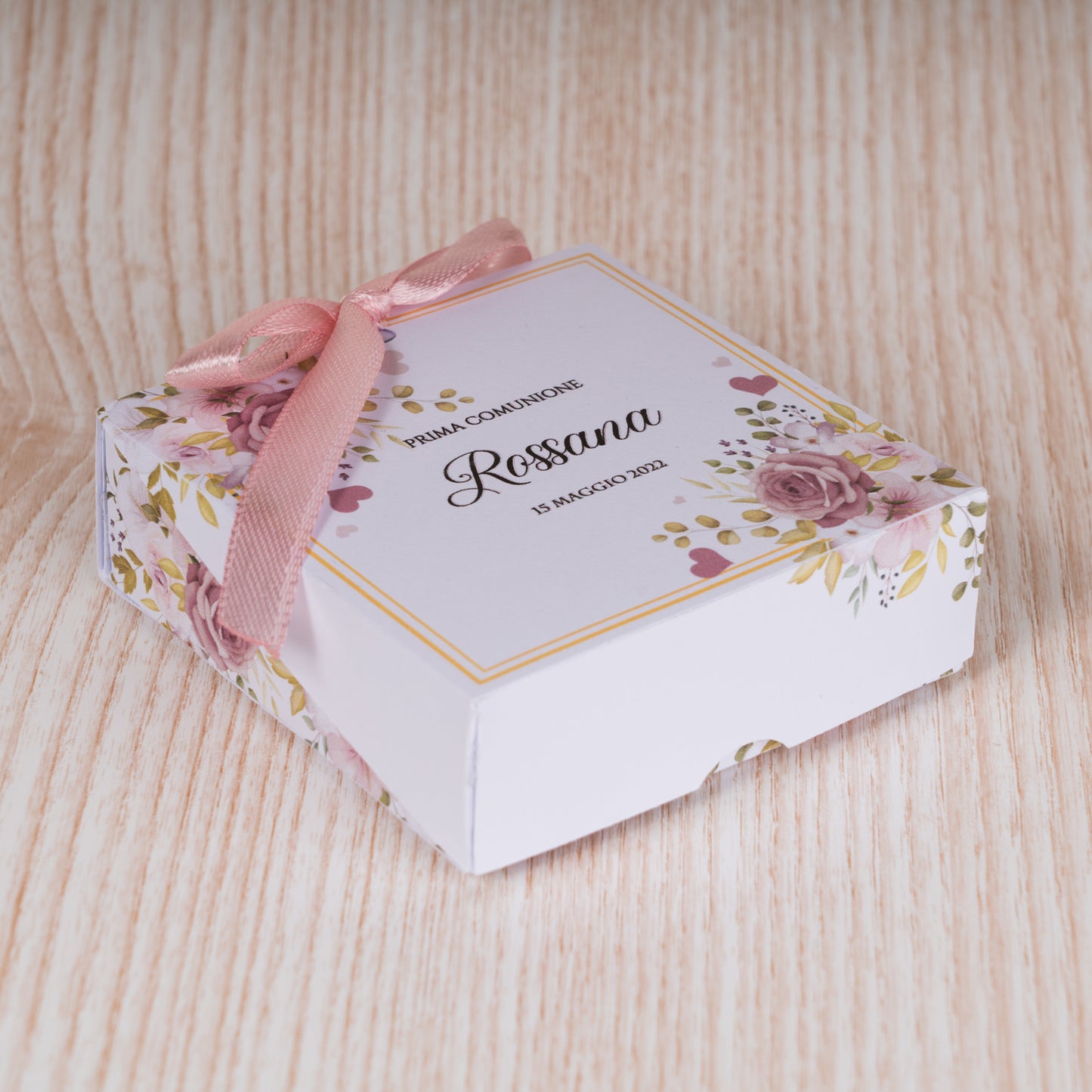 Scatolina porta confetti per Comunione