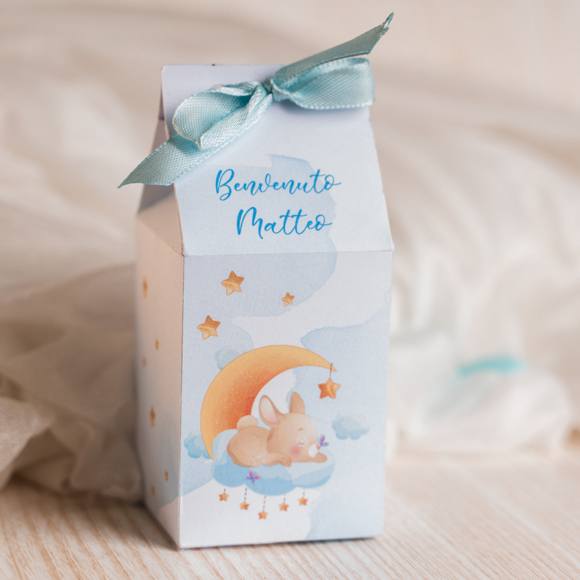 Scatolina porta confetti per nascita