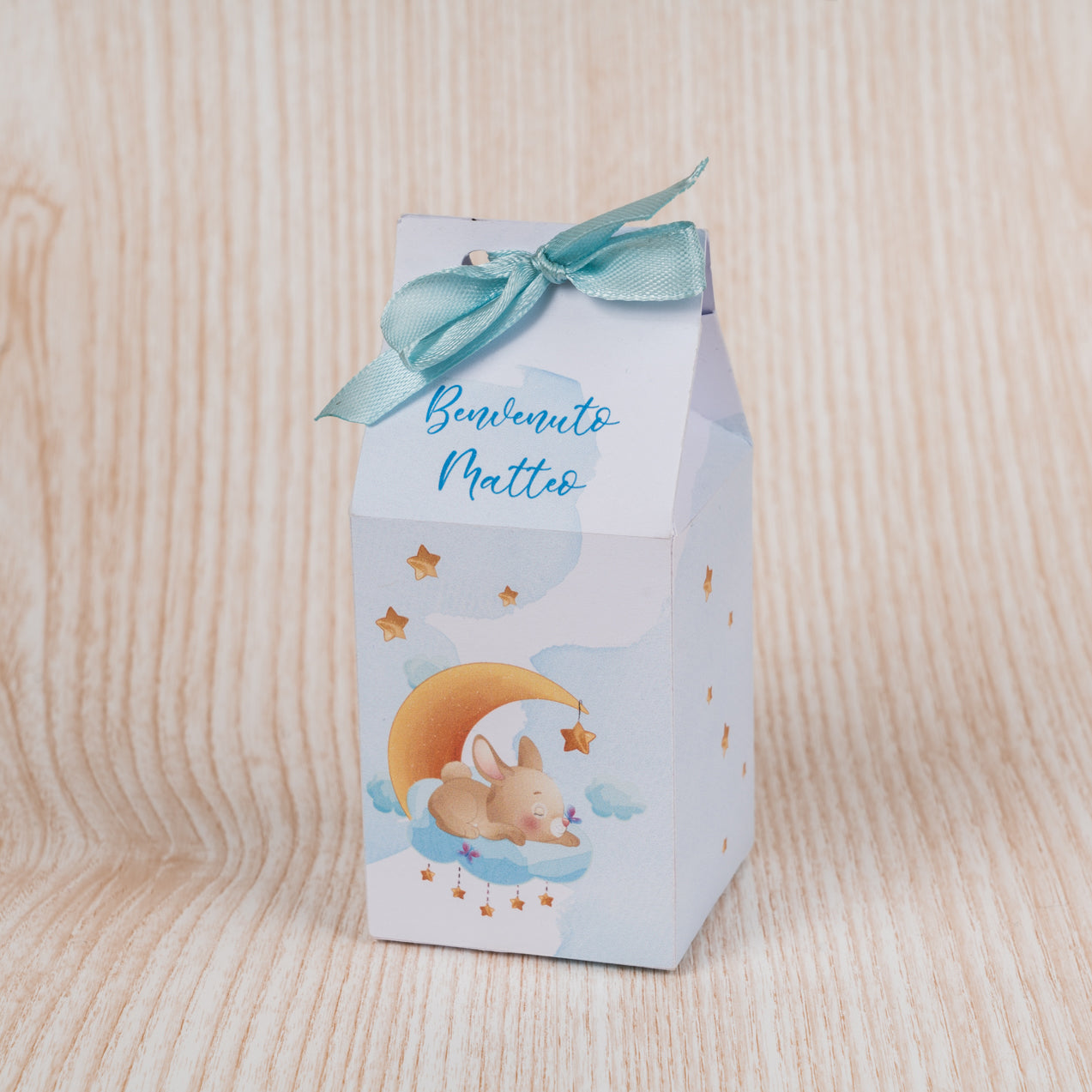 Scatolina porta confetti per nascita