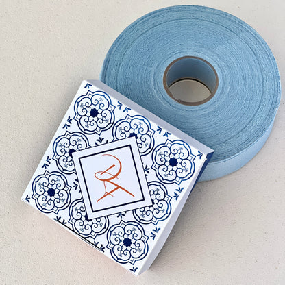 Scatolina Maioliche quadrata 2 Varianti Mediterranee | Perfetta per 5/7 Confetti | Personalizzata con Nomi & Data - Bomboniera Matrimonio