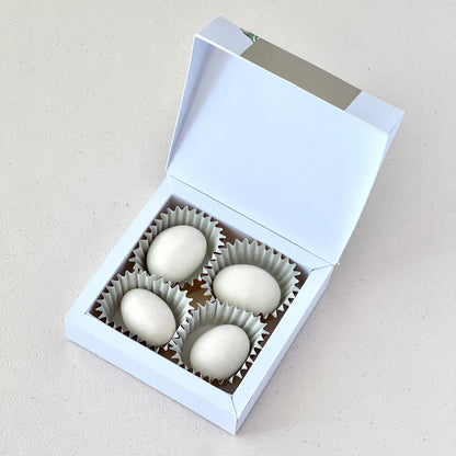 Scatolina Matrimonio Magnolia – Elegante 8×8×2 cm Personalizzata | Perfetta per 5/7 Confetti | Stile Minimal Chic -Bomboniera Personalizzat