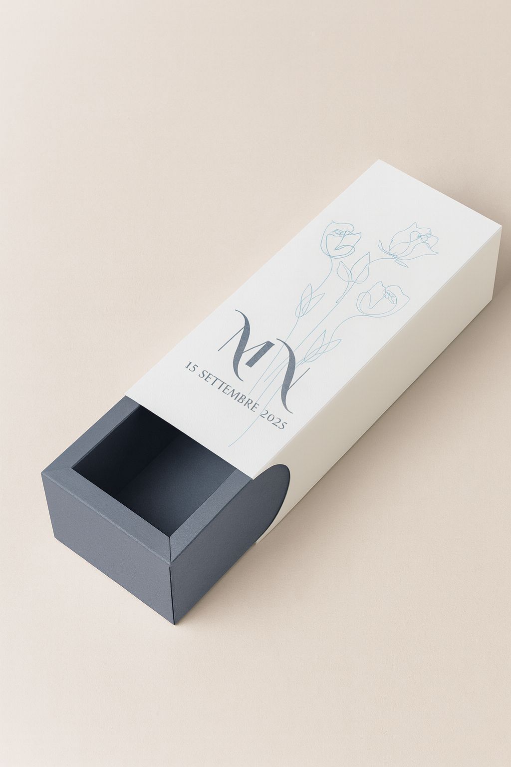 Kit composto da Scatolina piu Invito per Matrimonio