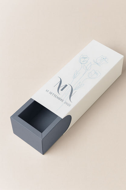 Kit composto da Scatolina piu Invito per Matrimonio