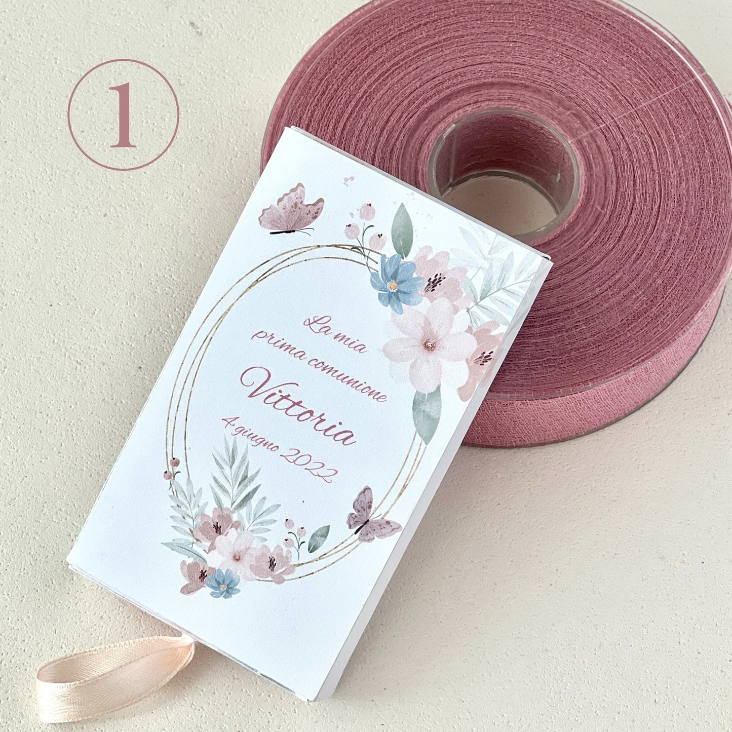 Scatolina Prima Comunione personalizzata – Box con cassetto – 3 grafiche disponibili – Porta confetti elegante - Bomboniera Personalizzata