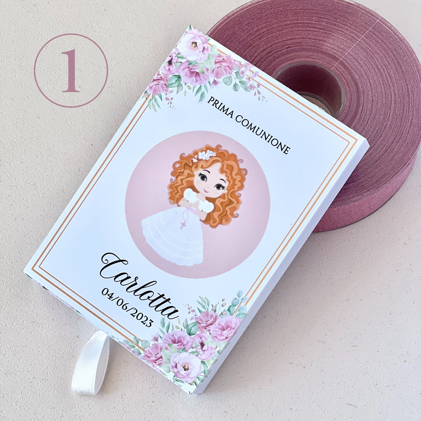 Scatolina Prima Comunione – 4 Grafiche Bimba/Bimbo Personalizzata | Perfetta per 10/15 Confetti o Gadget | Bomboniera Con Immagine Bimbi