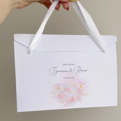 Wedding bag matrimonio personalizzate | Borse regalo per invitati nozze | Wedding favor bag handmade in Italy
